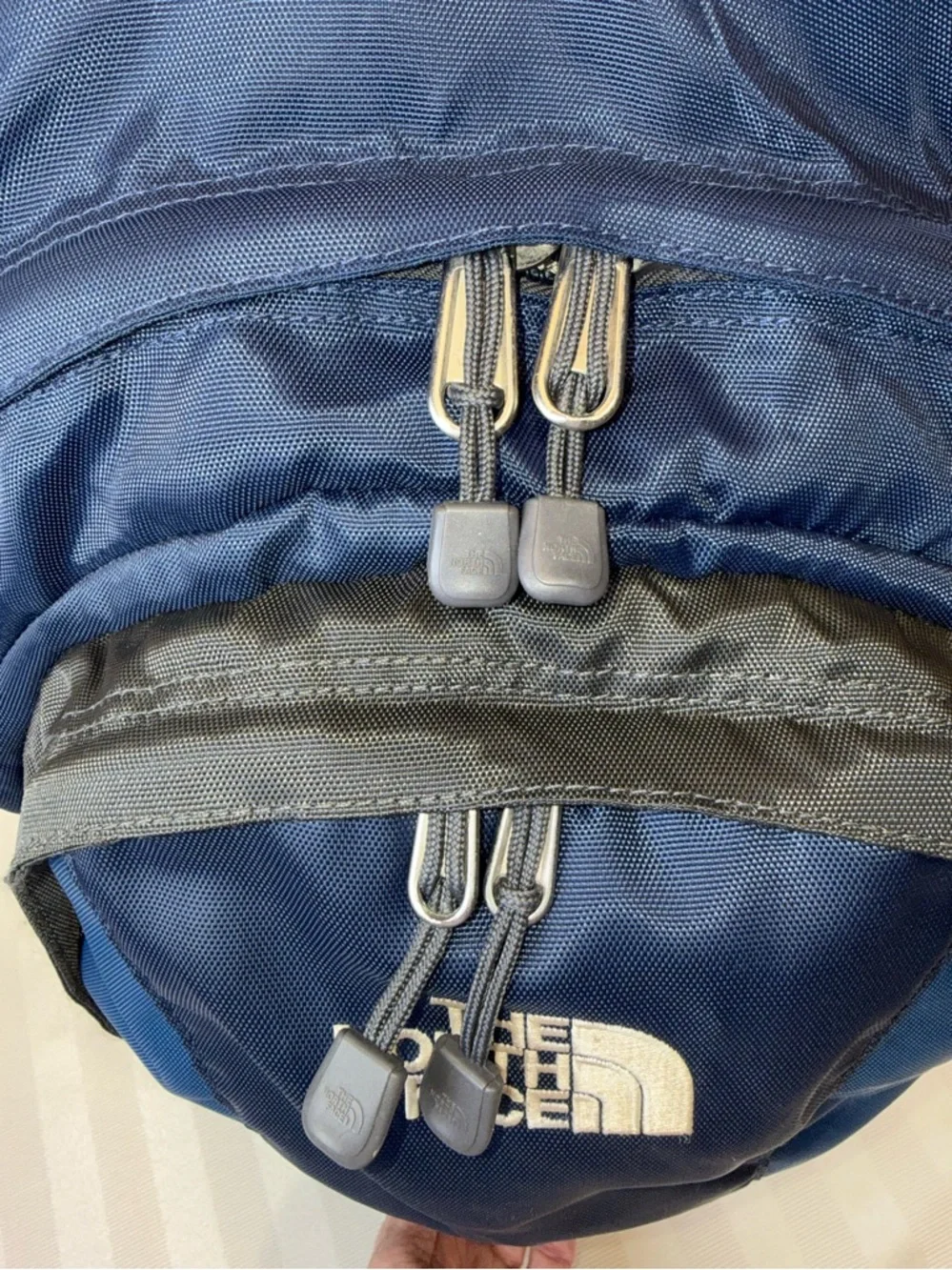 The North Face Vault Backpack Blue/Black Laptop School Travel Hiking